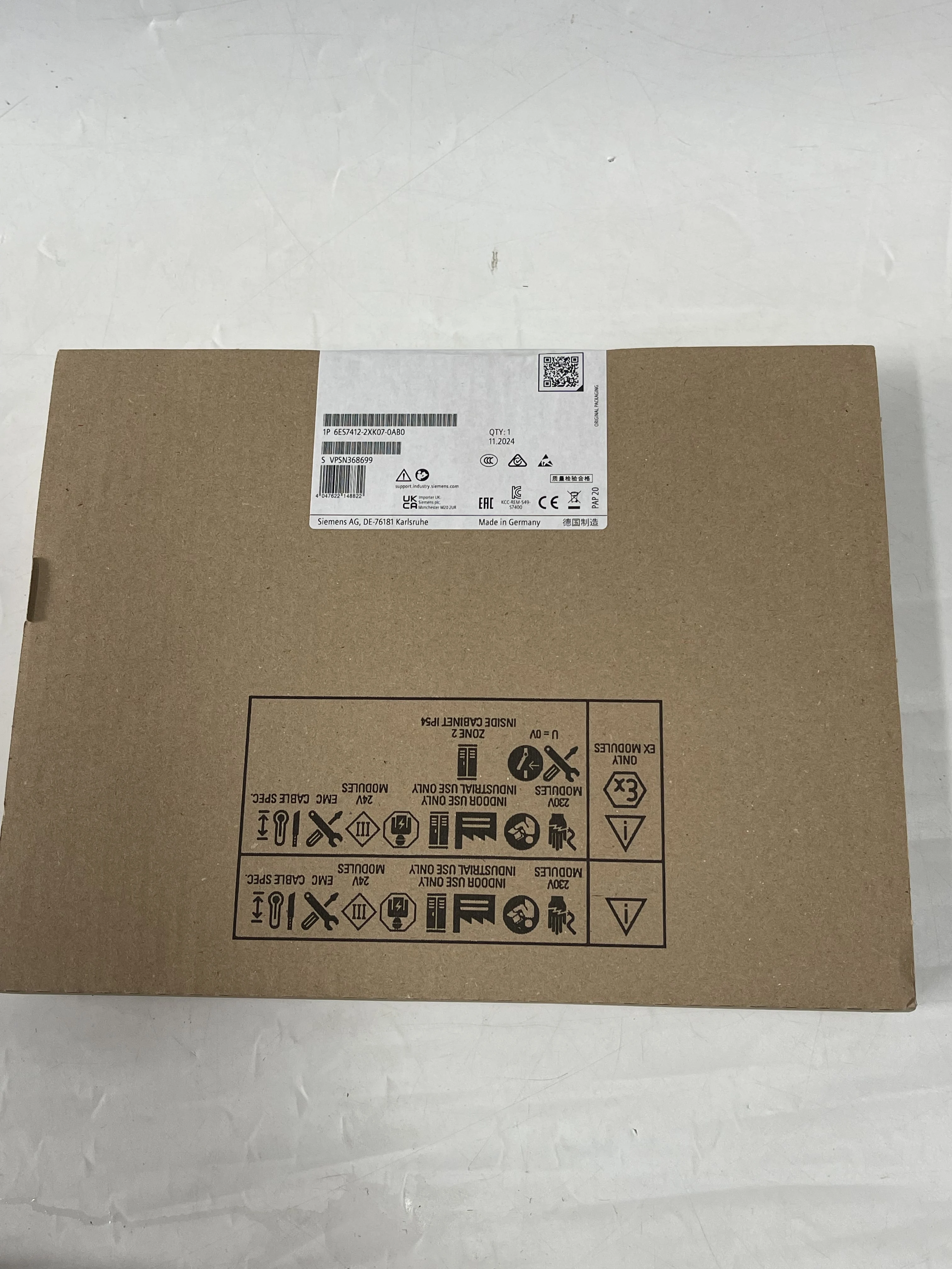 Siemens SIMATIC S7-400 CPU Module 6ES7412-2XK07-0AB0