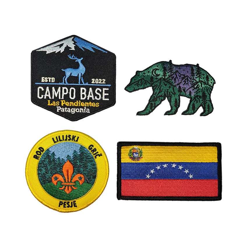 Premium iron on chenille patches for fashion AWELLS