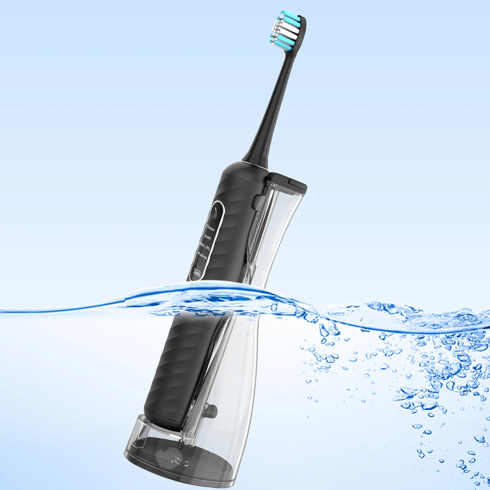 3 in 1 Electric Toothbrush with Oral Irrigator Professional Flossing Toothbrush Advanced Water Dental Flosser Toothbrush Combo