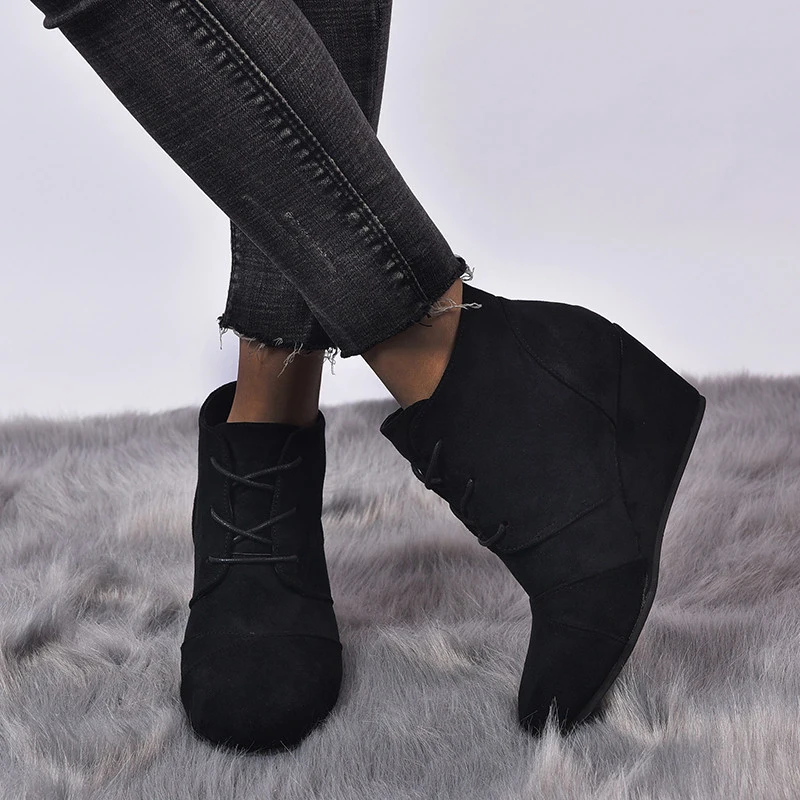 cheetah wedge booties