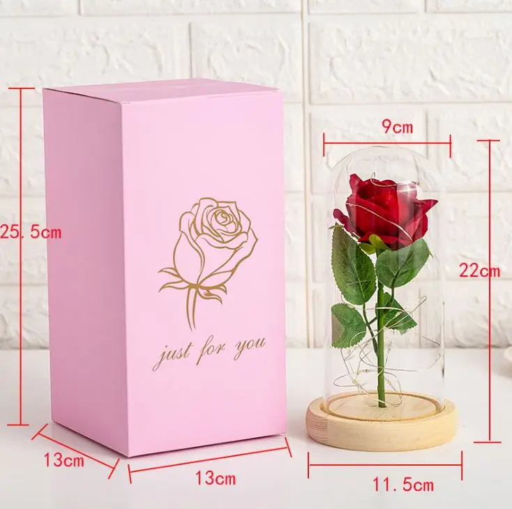 Wholesale Cheap Preserved Rose With For Valentine's Day Gift