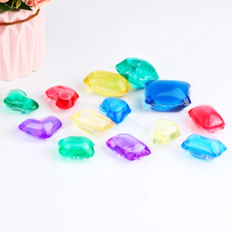 Хит продаж, капсулы с гелевыми шариками для стирки одежды, 20 г