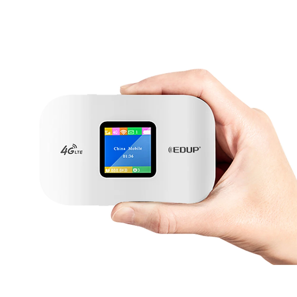 EDUP ZTE Unlock Mobile Portable 4G LTE Router Pocket WiFi Hotspot Mifis With SIM Card Slot