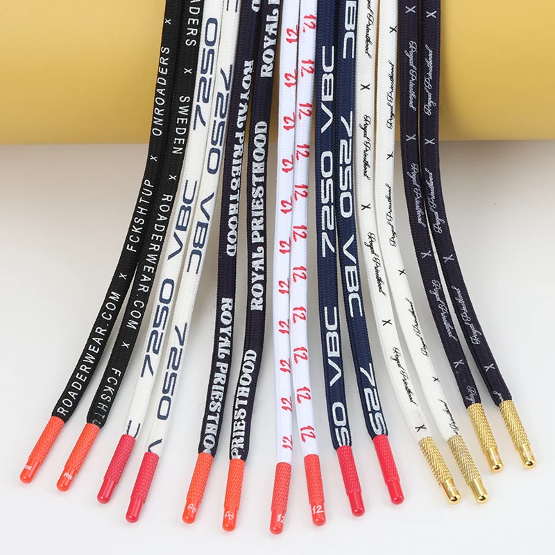 Custom Rope Cords Custom Printing Hoodie Drawstring Cord - White Cotton Rope