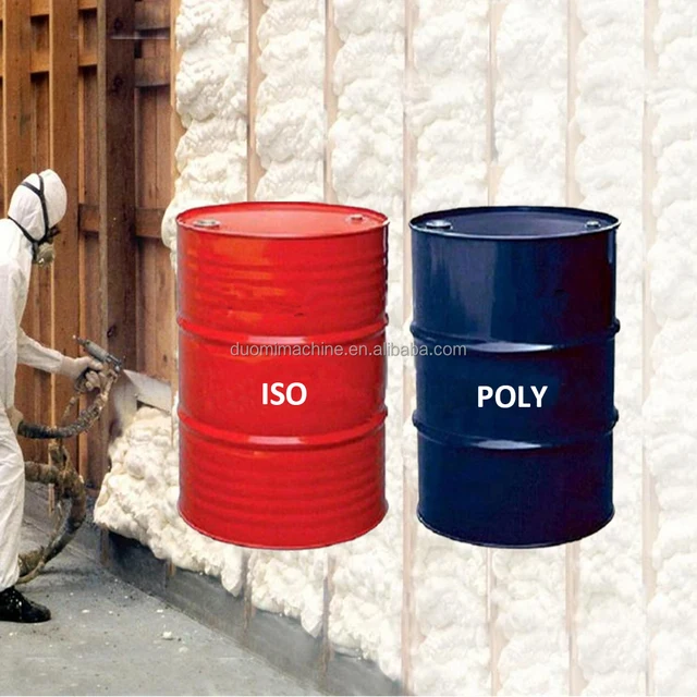 Two Compound Polyurethane Competitive Prices Closed Cell Polyurethane Spray Foam PU Raw Material for Insulation