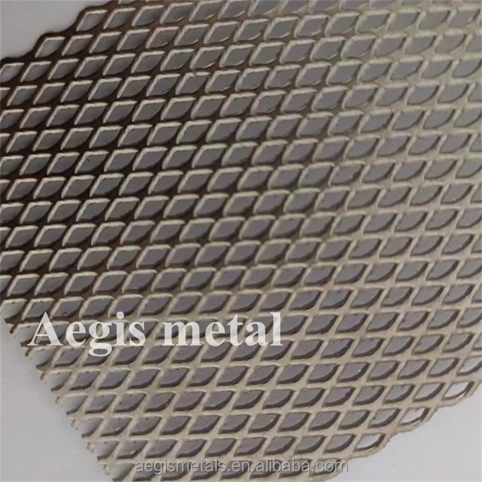 Expanded Metal Raney Nickel Wire Mesh Catalyst Electrolyzer Nickel Cathode With Palladium Coating