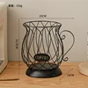 Taller version - Black coffee cup fruit basket