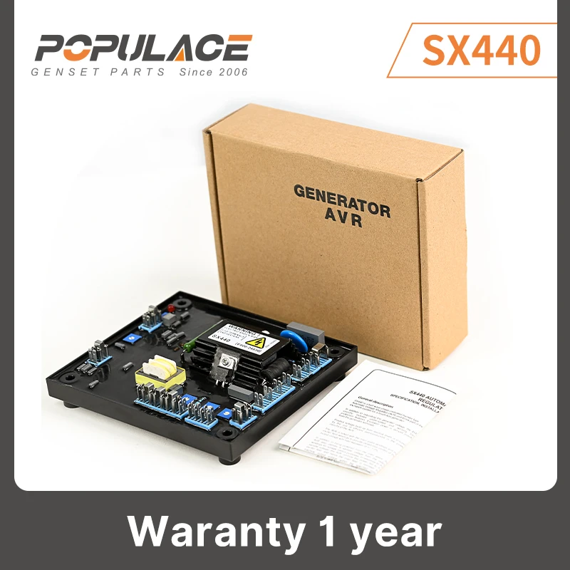 POPULACE  Universal Generator Spare Parts Automatic Voltage Regulator SX 440 Diesel Generator Alternator Genset AVR SX440