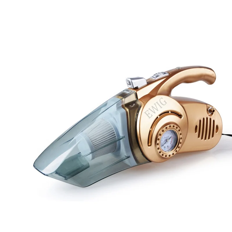 12V 120 Вт Мокрый Сухой автомобильный пылесос портативный воздушный компрессор шин со светодиодным источником света 4 в 1