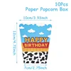 H8024-87 Blue sky and white clouds popcorn box 10pcs