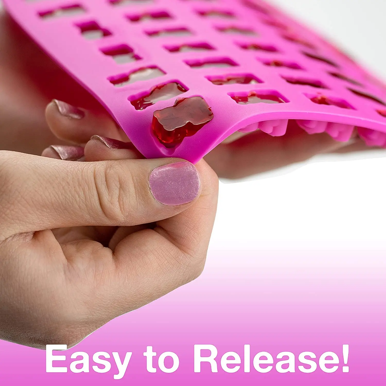 Bhd Bpa Free 53 Cavities Gummy Bear Candy Molds Nonstick Easy Release