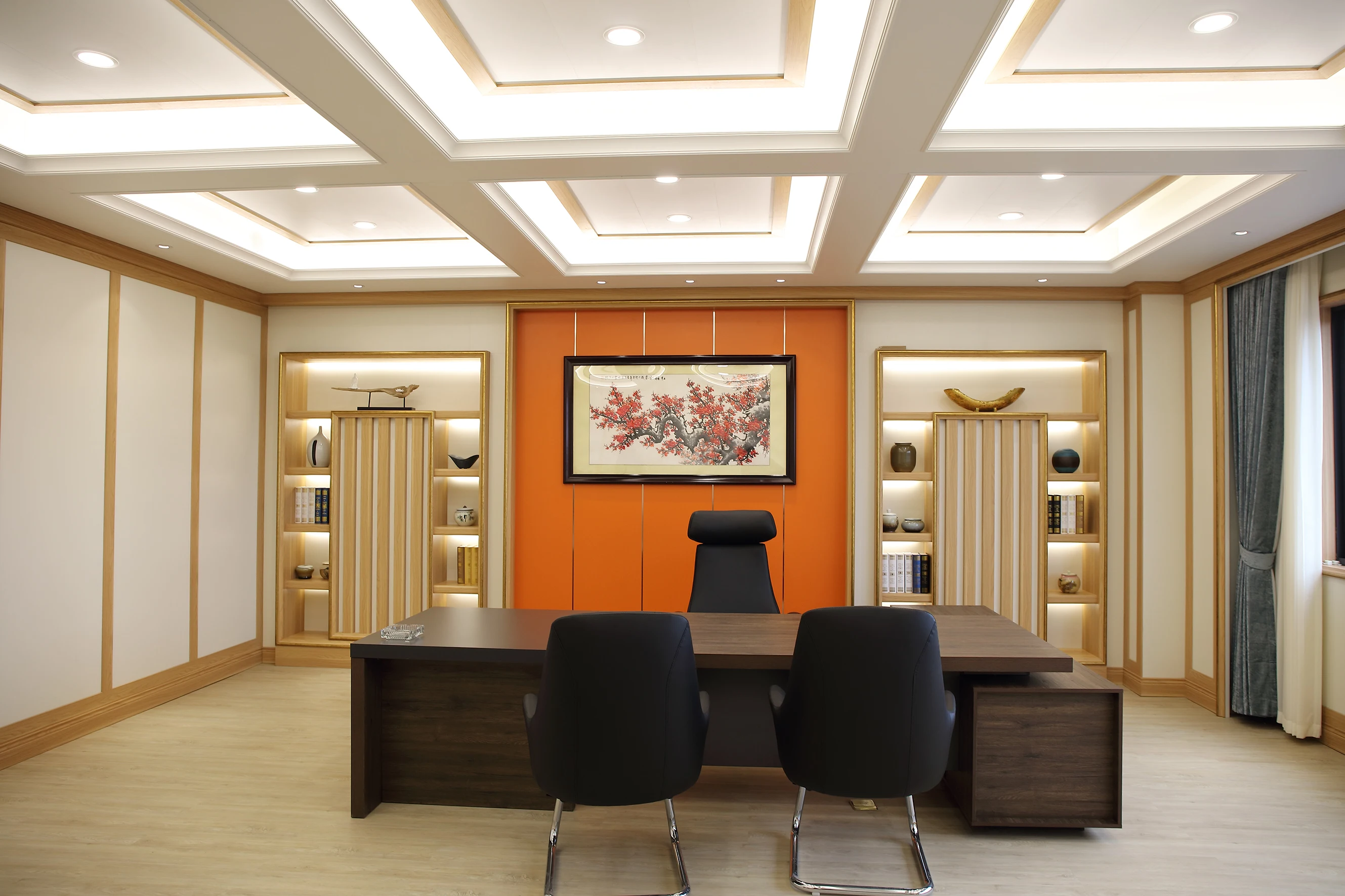 Waterproof Building Material 80mm-thickness WPC Wall Panel Partition Wall