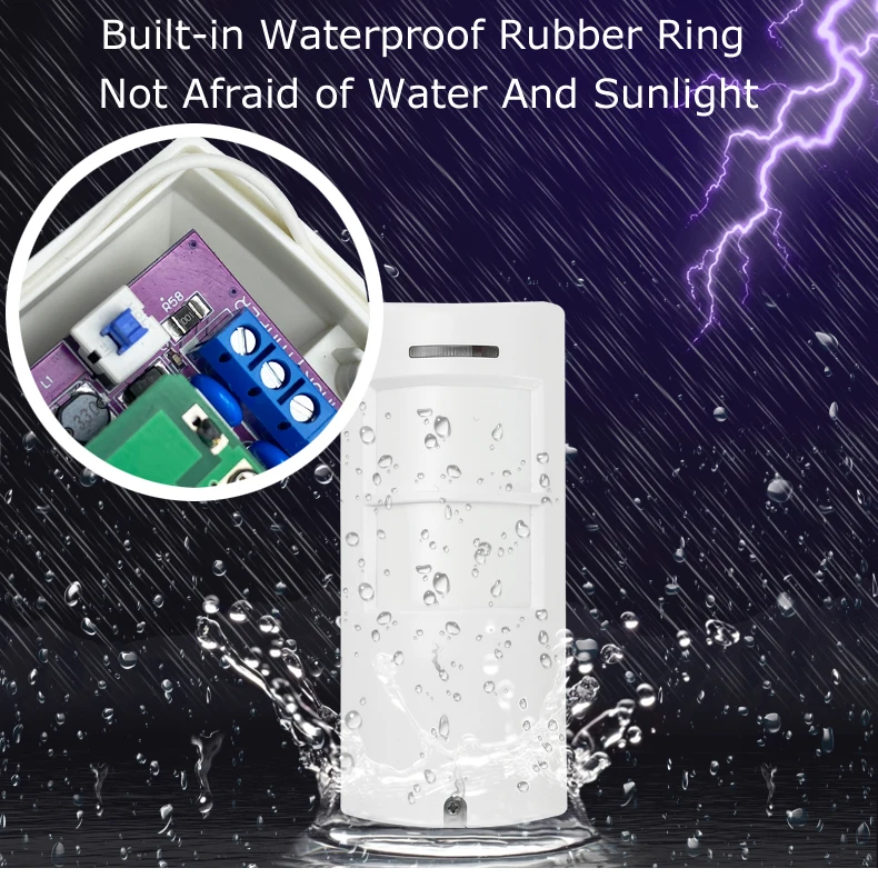 Human Detecting Alarm PIR Motion Detector Wide Range PIR Sensor