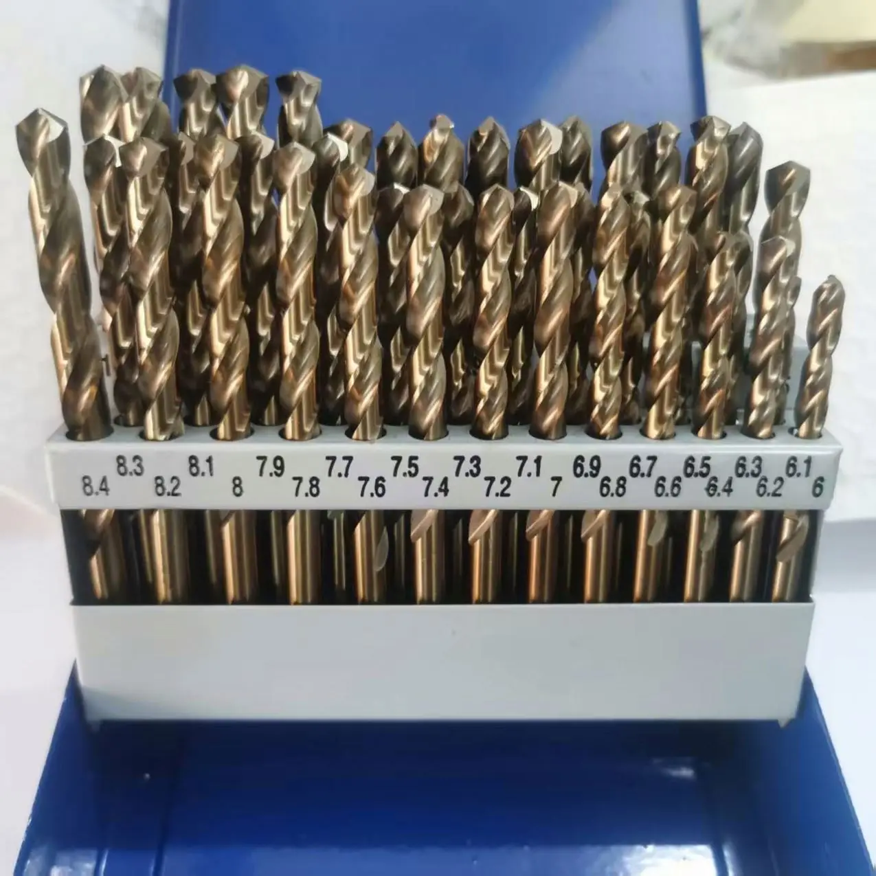 TEBAK M35 Cobalt Twist Drill Bits Set 51Pcs 1-6mm/41Pcs 6-10mm Drill Bit Set for Metal Stainless Steel Wood Power Tools Parts