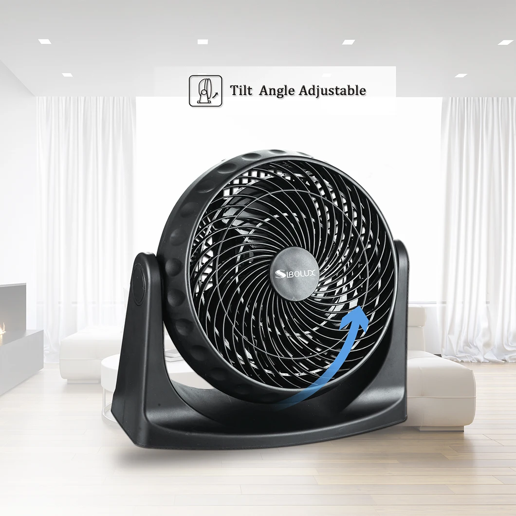 Hotel 12 Inch Plastic Mini Turbo Fan Radial Grill Silent Box Fan ...