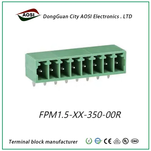 3.81mm PCB PUG-IN TERMINAL BlOCKS 15EDGKD ESC381V FK-MCP1.5/-ST-3.81 ...