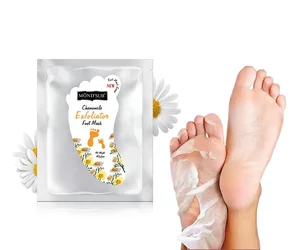 OEM Private Label Socks Peeling Foot Mask Chamomile Exfoliating Foot Peel Mask Manufacturer