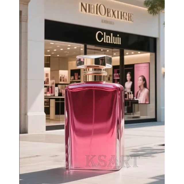 Parfum Bottle Sculpture, Large Perfume Display Item, Storefront Decoration for Perfume Stores, Commercial Street Display Item
