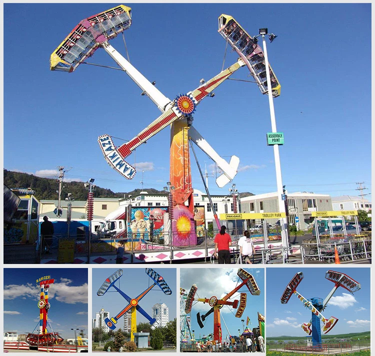 Оборудование для парка развлечений Yamoo, оборудование для аттракционов kamikaze