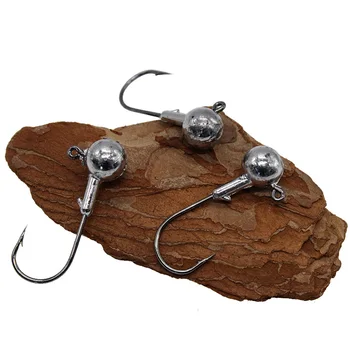 CHEERY Natural-Colored Lead Head Jig Hooks Sharp Eagle-Bill Lure Accessories Soft Bait Bulk – Soft Lure – view 4