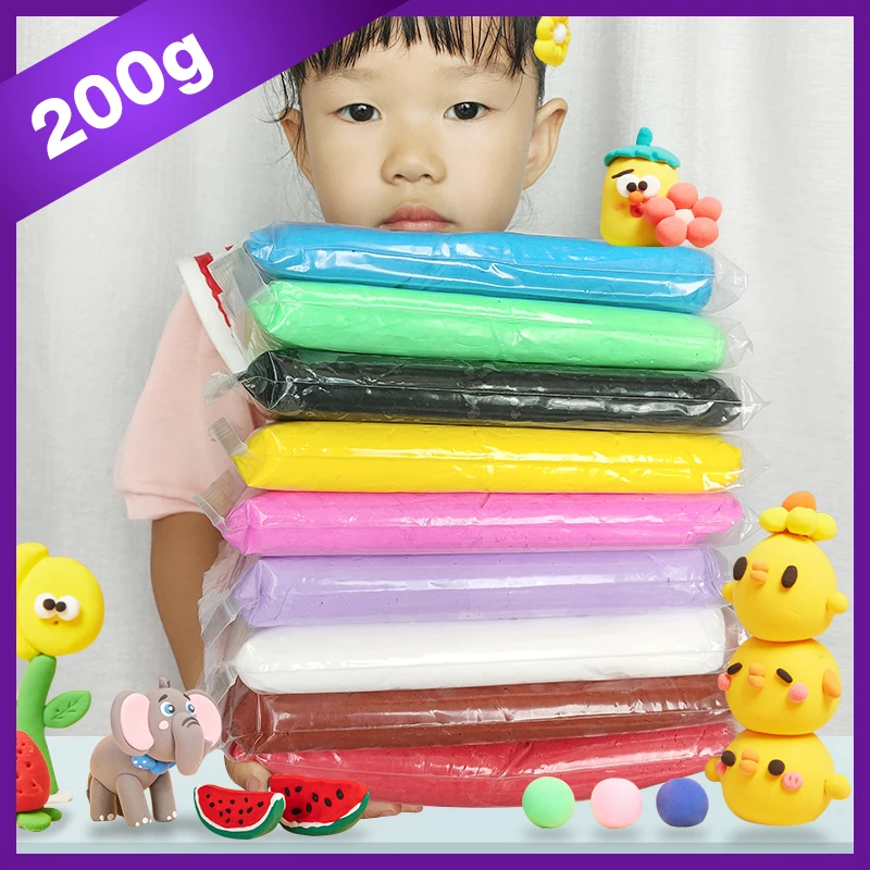 Customized Logo OEM Nontoxic Kids White Color Air Dry Soft Modeling Clay  Air Dry Foam Clay Playdough Crafts For Slime - Buy Customized Logo OEM  Nontoxic Kids White Color Air Dry Soft