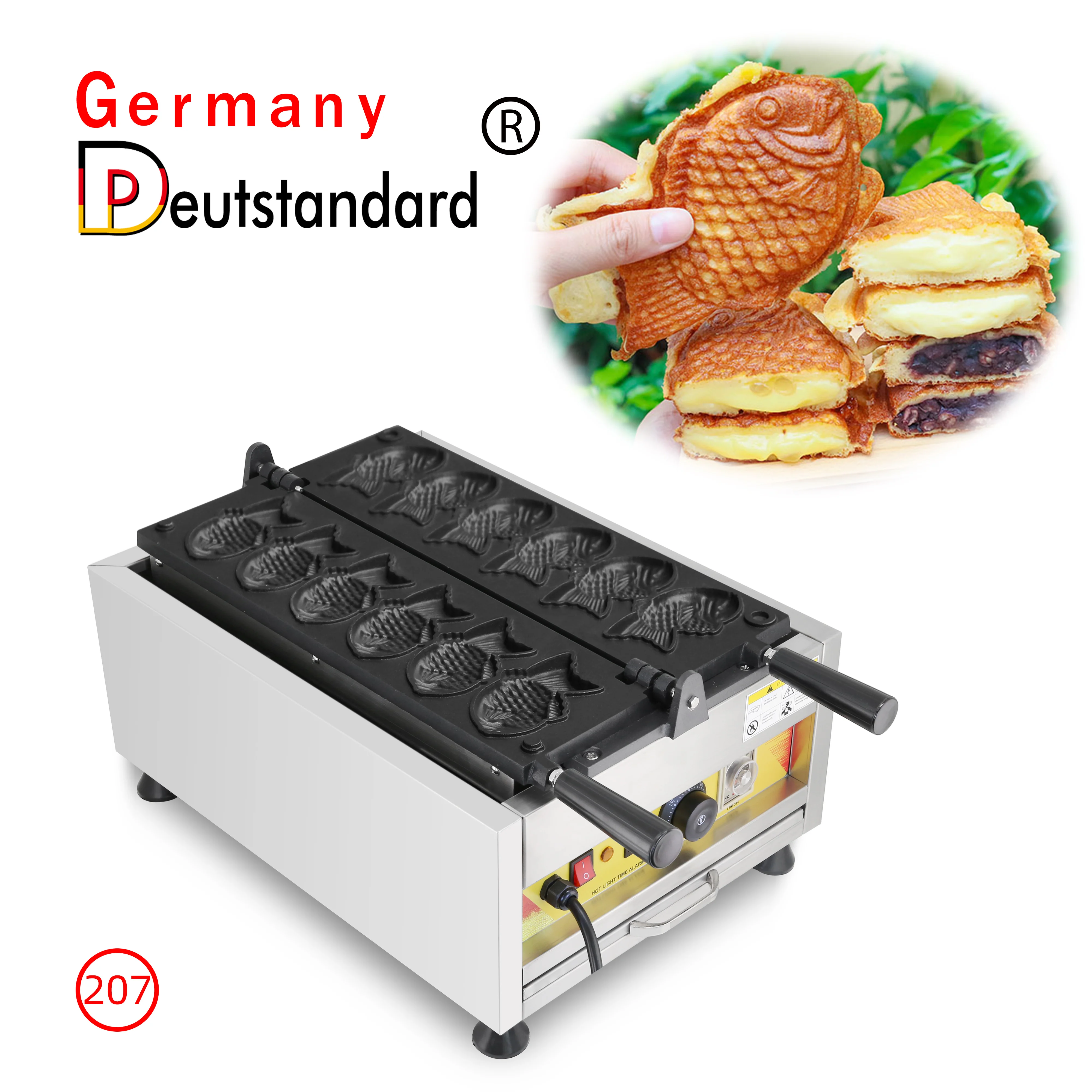Taiyaki Making Machine Non Stick Japanese Fish Type Waffle Machine