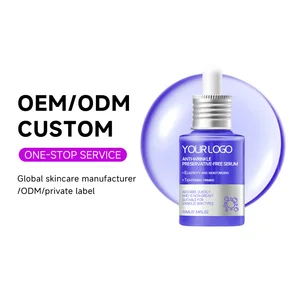 OEM ODM Skin Care Moisturizing Brightening Whitening Anti Aging Vitamin C Anti-wrinkle Essence Face Serum Without Preservatives