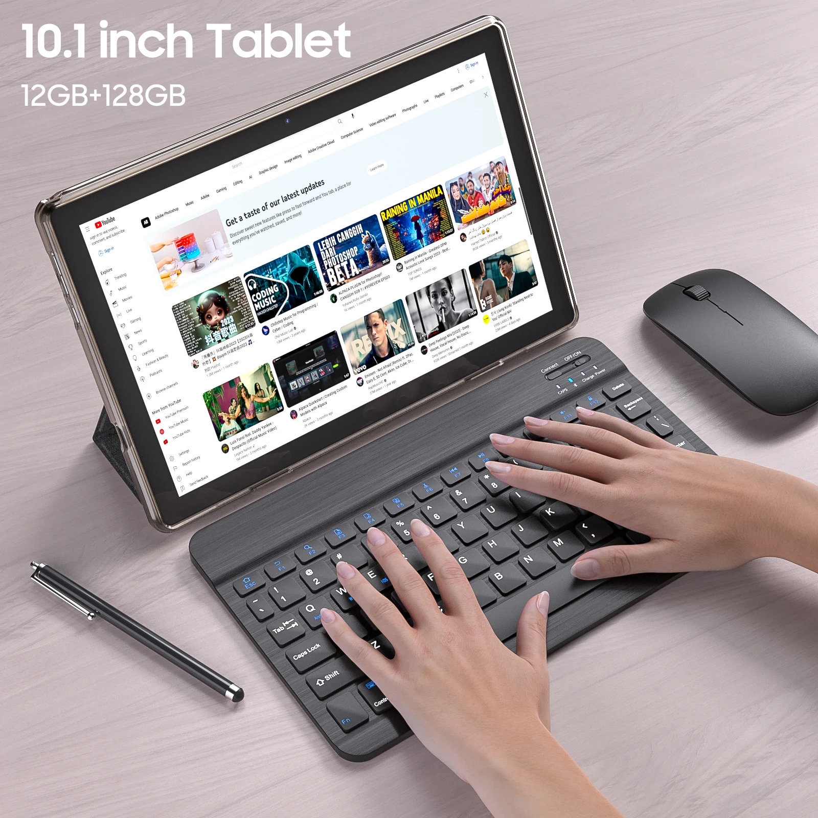 Peicheng Tablet - Android 13 with 12GB RAM & 128GB Storage
