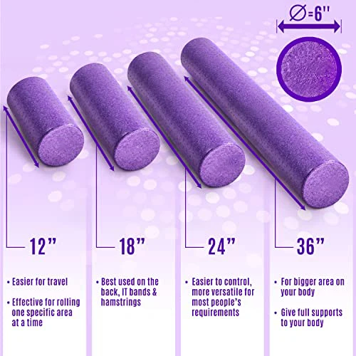 Wholesale High Density  Epp Yoga Massage Foam Roller Water Bottle Set Foam Rollers Massager for Exercise