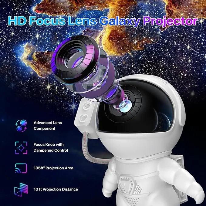 GALAXY APOLLO 展示品 13 in 1 Astronaut Galaxy Projector - Starry Sky Night Light
