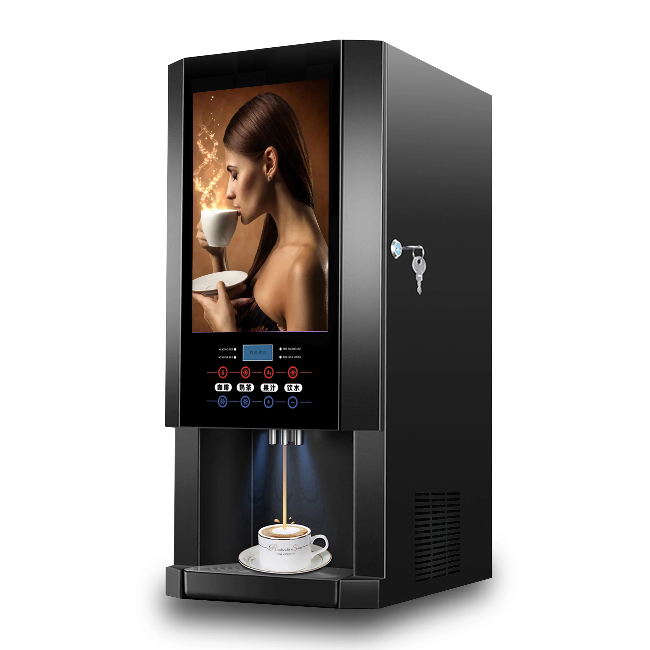 Coffee Machine Filter K-Cup Capsule Milk Tea Hot Water Dispenser  Stand-alone Brewing Espresso Automatic 800W 220-240V