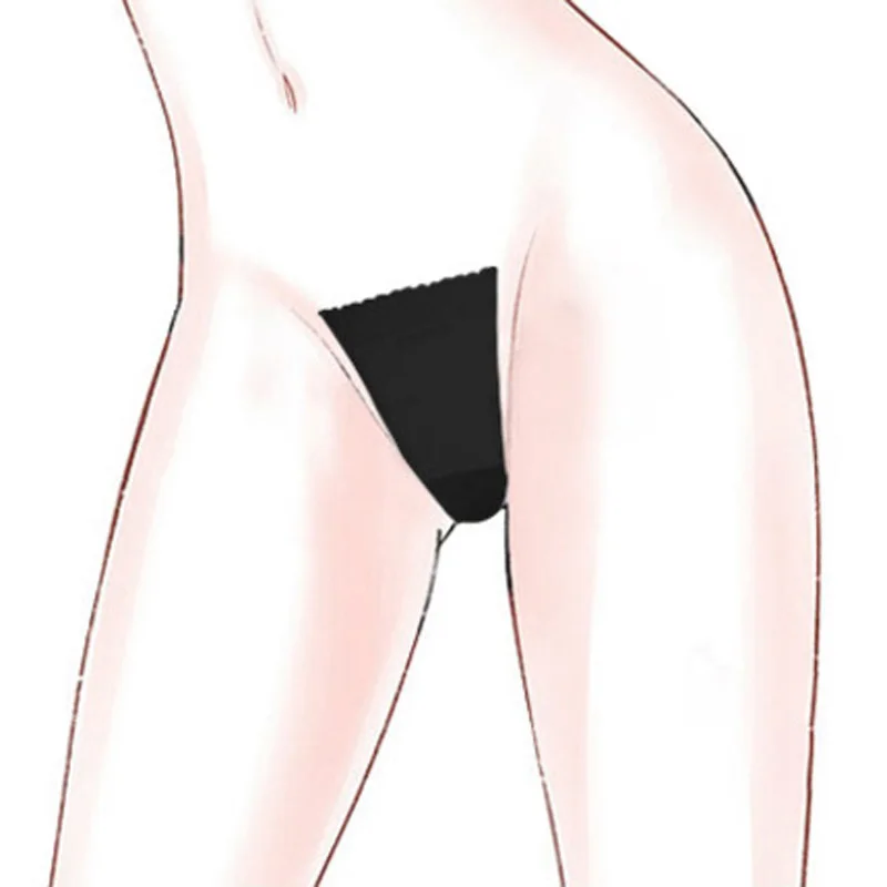 Cheap Heart Shape C Style Thongs Women Panties Seamless Strapless