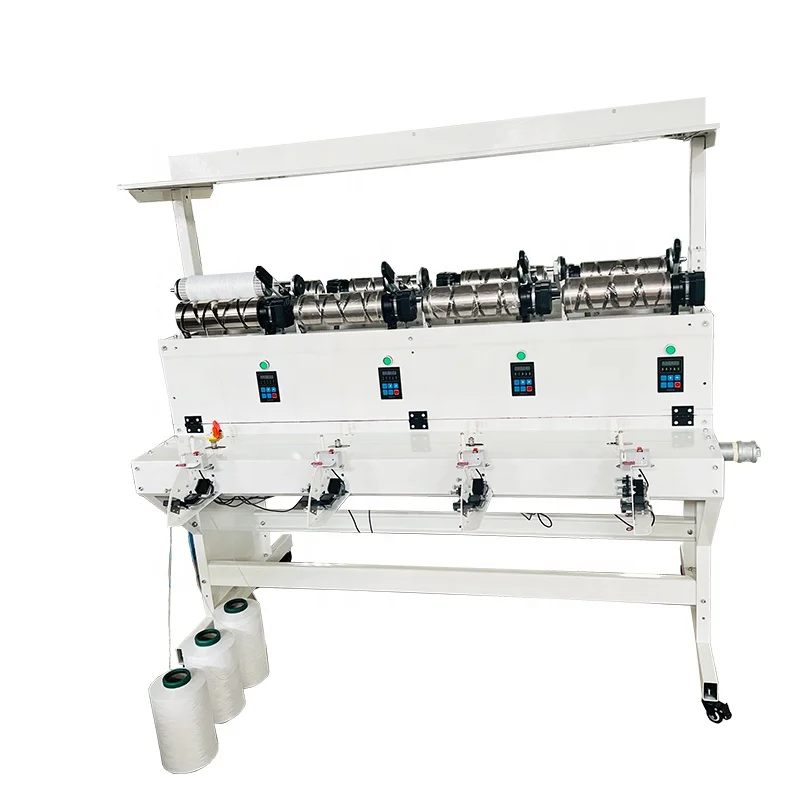 Xindawei Wholesale Yarn Bobbin Winder Machine Bobbin Winding Machine for Polyester Filament Yarn FDY Interlaced Yarn