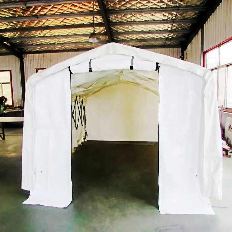 New Fashioned Design Push and Pull Car Shelter With Doors , Bellows Shelter