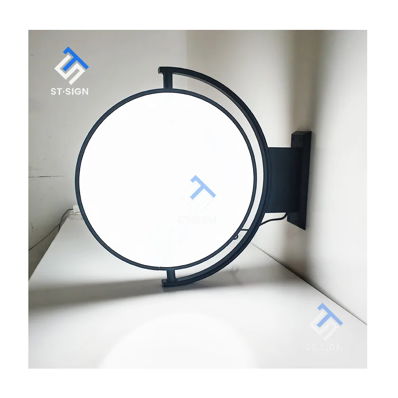 Rotate Light Box Motor Acrylic Light Box Led Sign Advertising Box Aluminum Frame