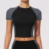 black short sleeves