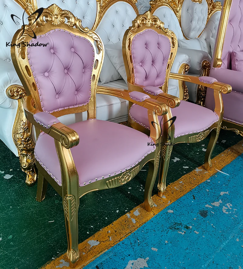 Kingshadow No Plumbing Manicure Chairs Cheap Throne Chair Pink Spa