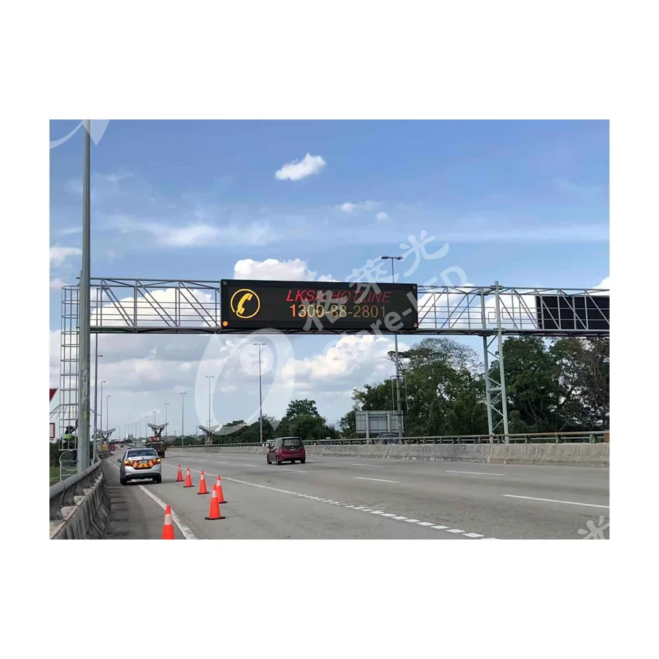 P20 Full Color Traffic VMS LED Sign Message Board for Highway Roadway Safety