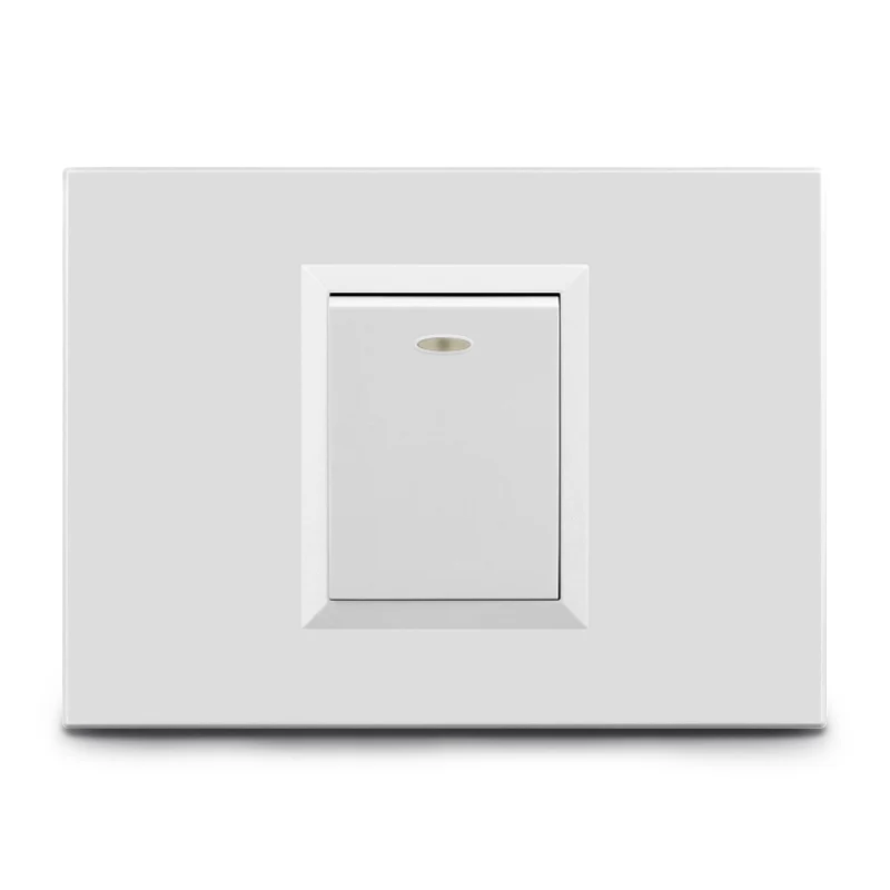 FULINMEN Latest Bigger Button 1 Gang 1 Way 250V Wall Switch USA
