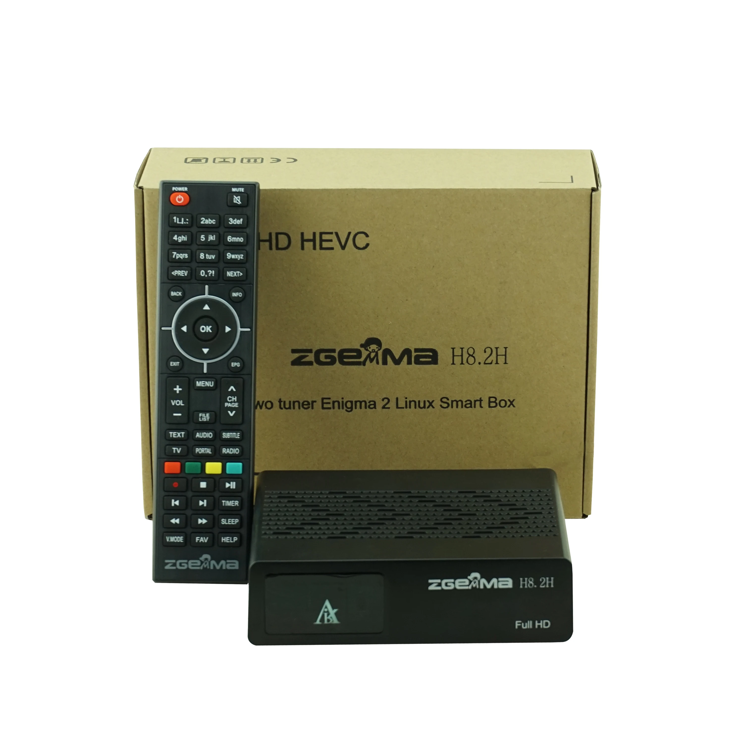 Newest ZGEMMA H8.2H Satellite TV Receiver Linux Enigma2 Receptor  DVB-S2X+DVB-T2/C H2.65 1080P HD Digital Satellite TV Receiver