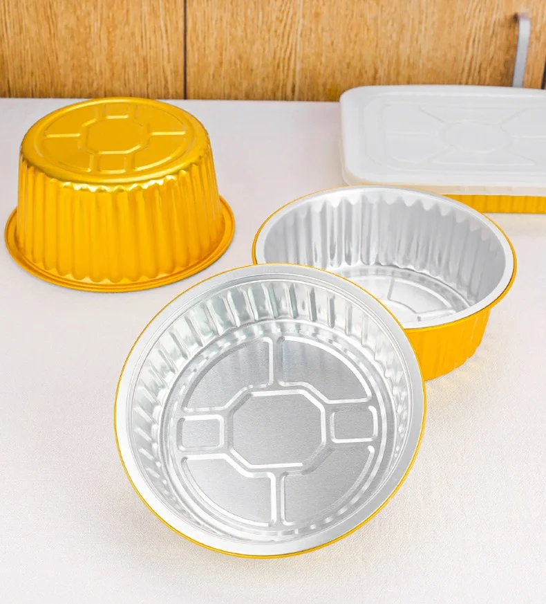 Y5000 170oz Wadah Penyimpanan Makanan Grade Makanan Terbesar Sekali Pakai dari Aluminium Foil Ekstra Dalam untuk Baking & Roasting Pan Hot Pot Seafood