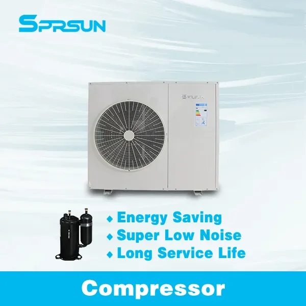 SPRSUN Heat Pump Water Heater, Heating in Winter and Cooling in Summer,  with A+++ ERP
