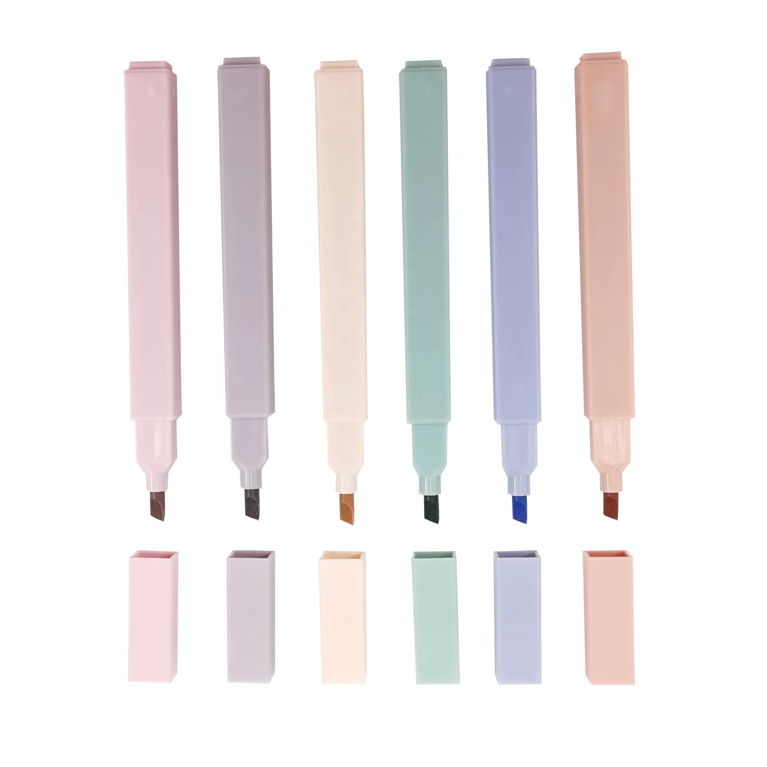 Рекламный подарок стираемый светлый многоцветный пастельный Хайлайтер для школы