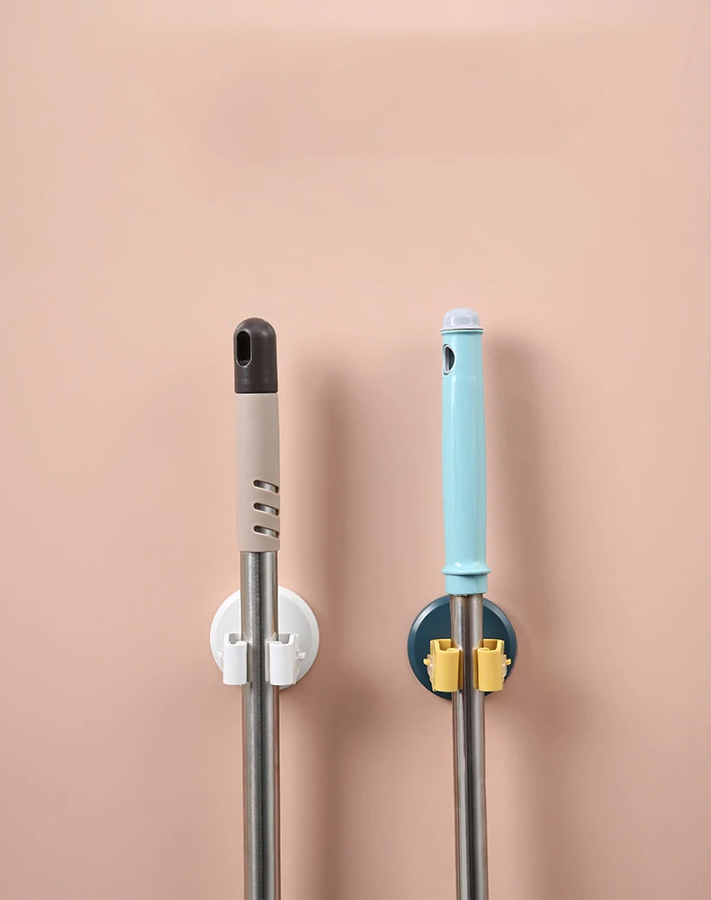 
 Высококачественный самоклеящийся АБС-материал с тремя нагрузками, подходит для ванной и кухни, настенный держатель для швабры и метлы, 2021  