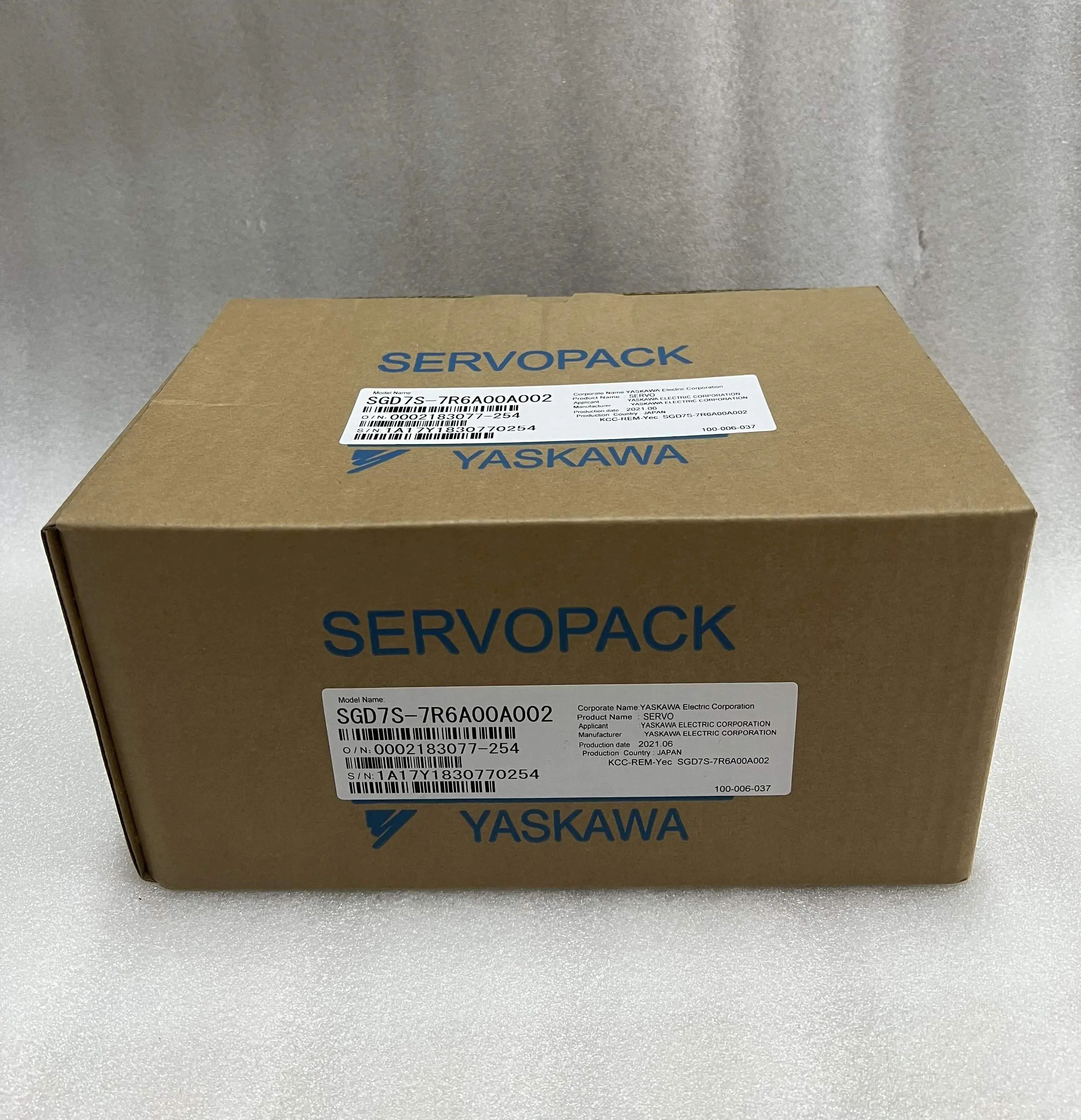 Yaskawa Servopack Servo Drive SGD7S-7R6A00A002 Yaskawa Servopack Servo Drive SGD7S-7R6A00A002