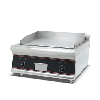 Table Top Electric Griddle Stainless Steel Griddles Grill Commercial Kitchen Equipment Meat Cooker Machine OEM For Restaurants