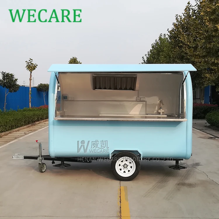 Food Trailer Mobile Kitchen Equipment Commercial Street Food Shop Ice Cream  Cart Mini Travel Trailer Halal Vegan Food Truck - AliExpress