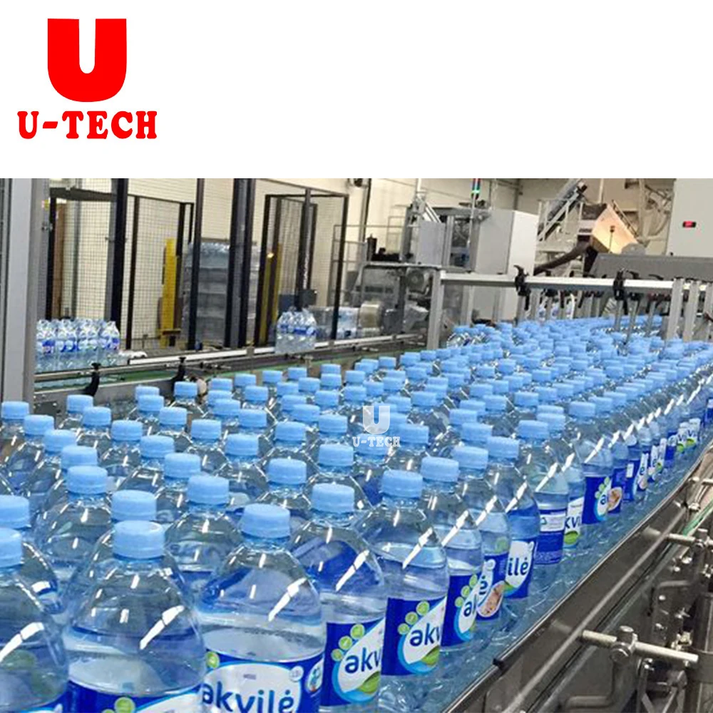 High quality complete small water bottle washing filling capping machine mineral bottle water production line