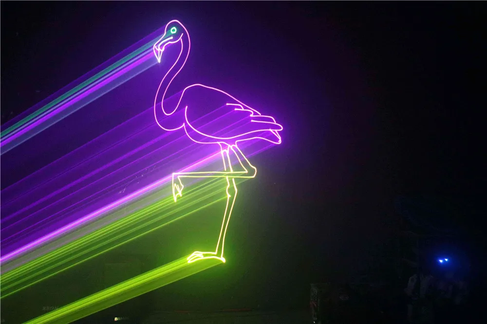 Programmable Integrated Pangolin FB4 40K 6W RGB Full Color Animation Laser Light