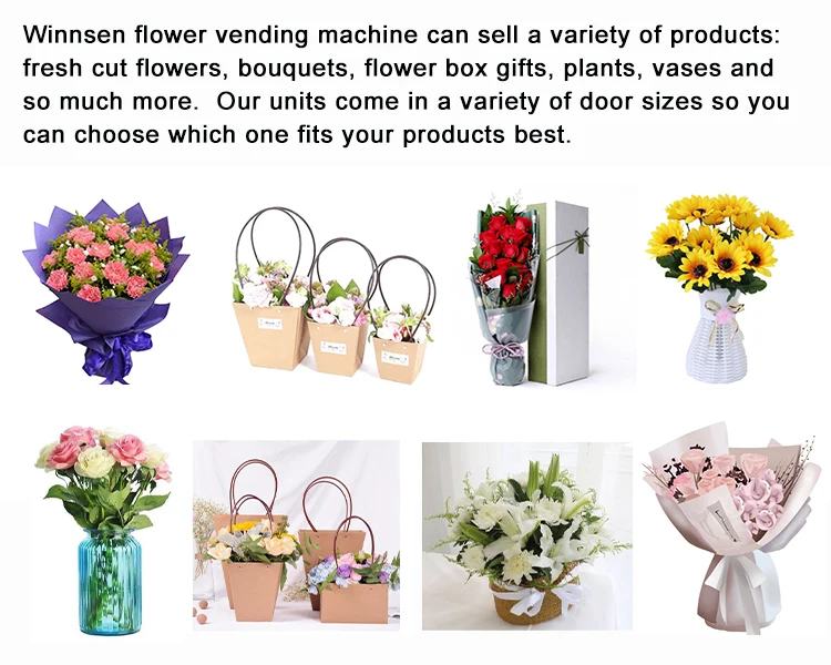 Flowers Vending Machine Gift High-end Automatic Outdoor Flower For ...